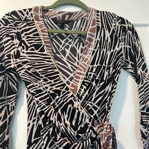 BCBG Max Azria small petite wrap dress